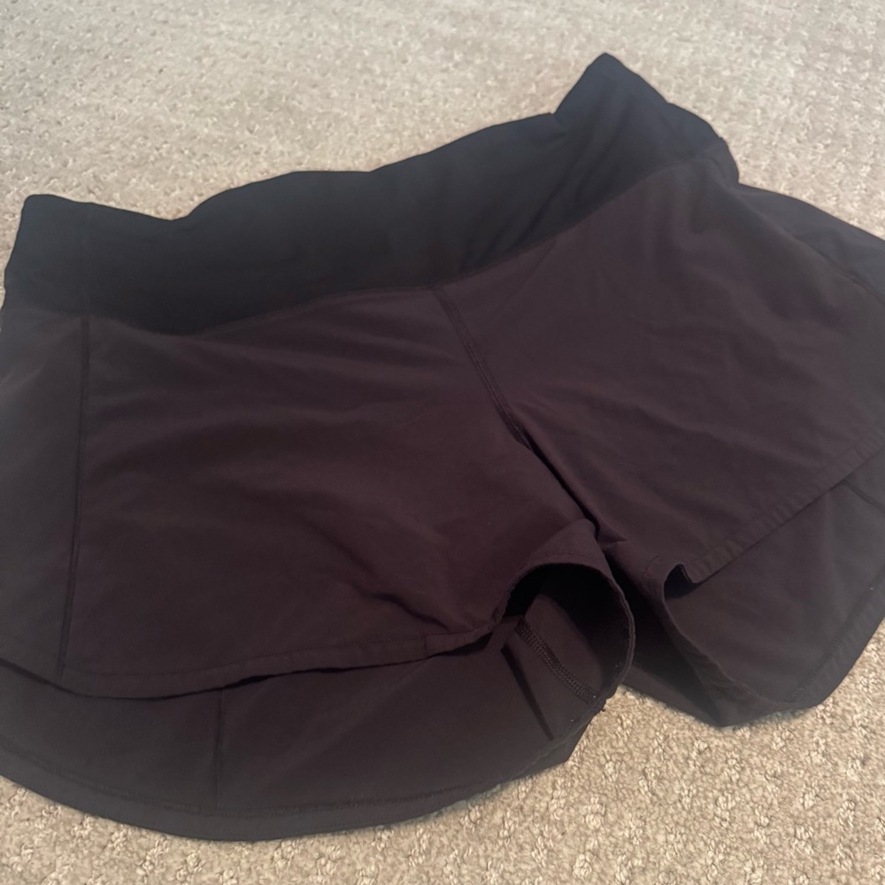 lululemon Speed Up High- Rise Short 4” - Black